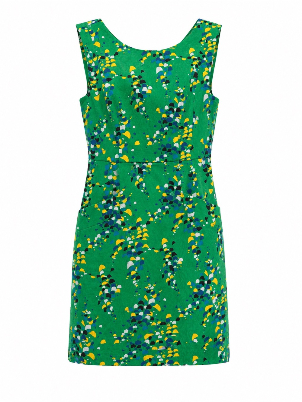 Plenty by Tracy Reese Vanessa Confettifield Green Sheath Dress Size 4